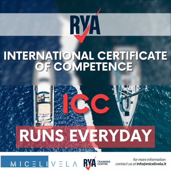RYA ICC EXAM - International Certificate of Competence - Runs everyday