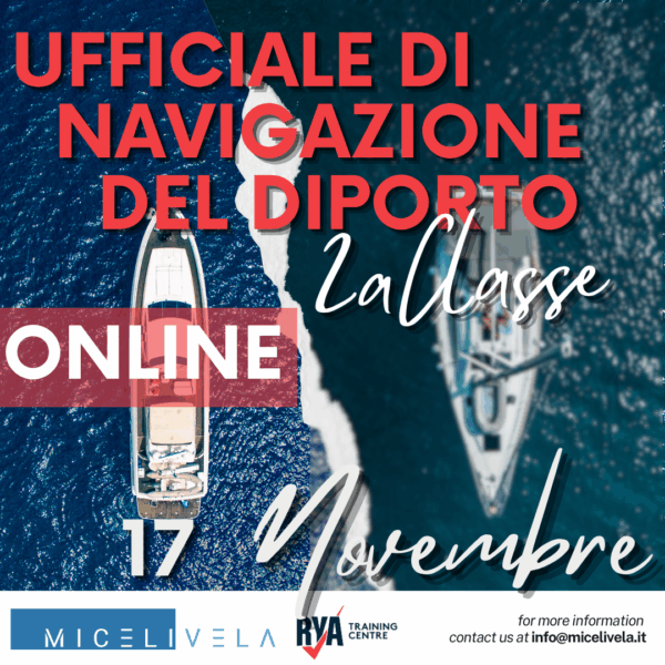 Ufficiale di Navigazione del Diporto di 2ª Classe - ONLINE