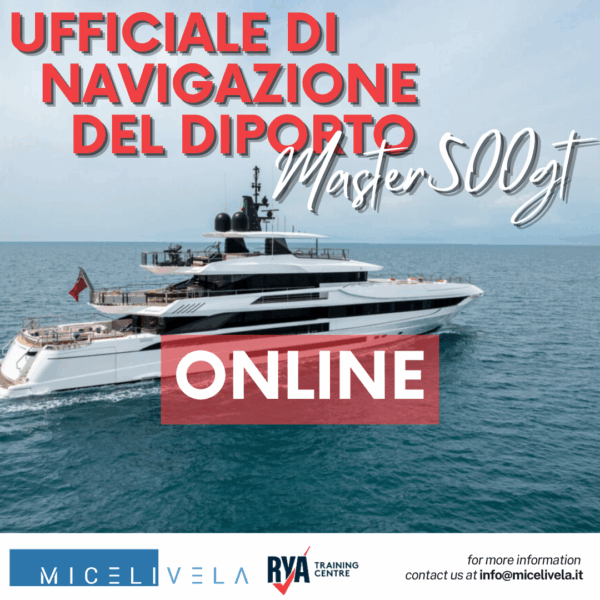 Ufficiale di Navigazione del Diporto 500gt - Autunno 2026