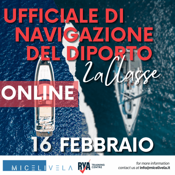 Ufficiale di Navigazione del Diporto di 2ª Classe - ONLINE